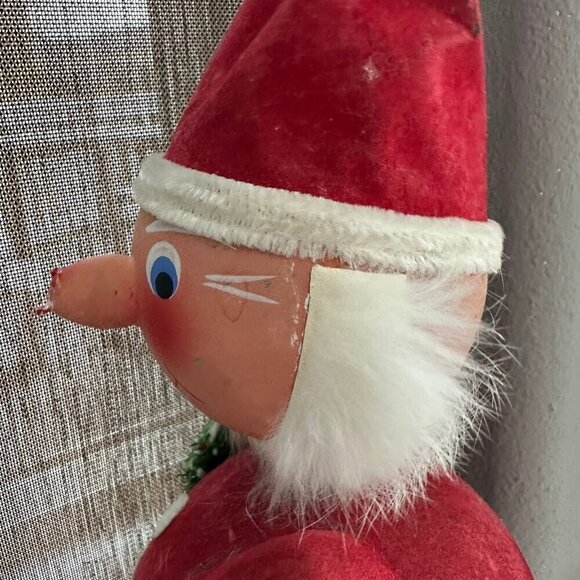 Vintage German paper mache santa candy dish box - Picture 4 of 8